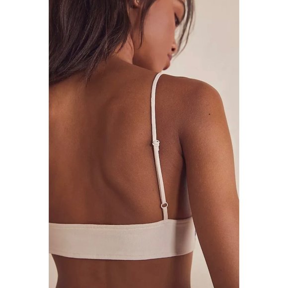 FREE PEOPLE JUST BEAD IT BRALETTE POWDER SAND COMBO M - Picture 8 of 9